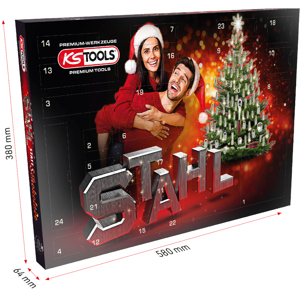 Adventskalender, Steckschlüssel-Satz 131-tlg