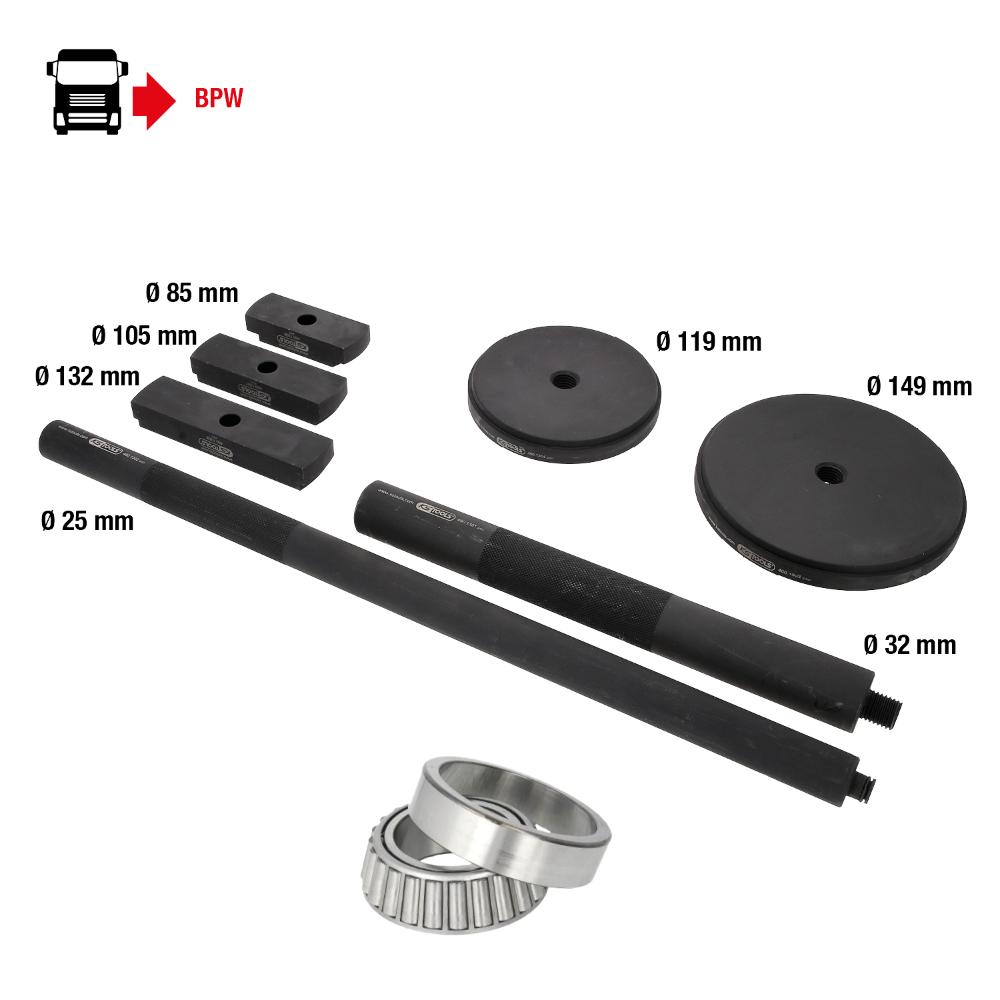 KS Tools Radlager-Werkzeug-Satz für BPW, 7-tlg