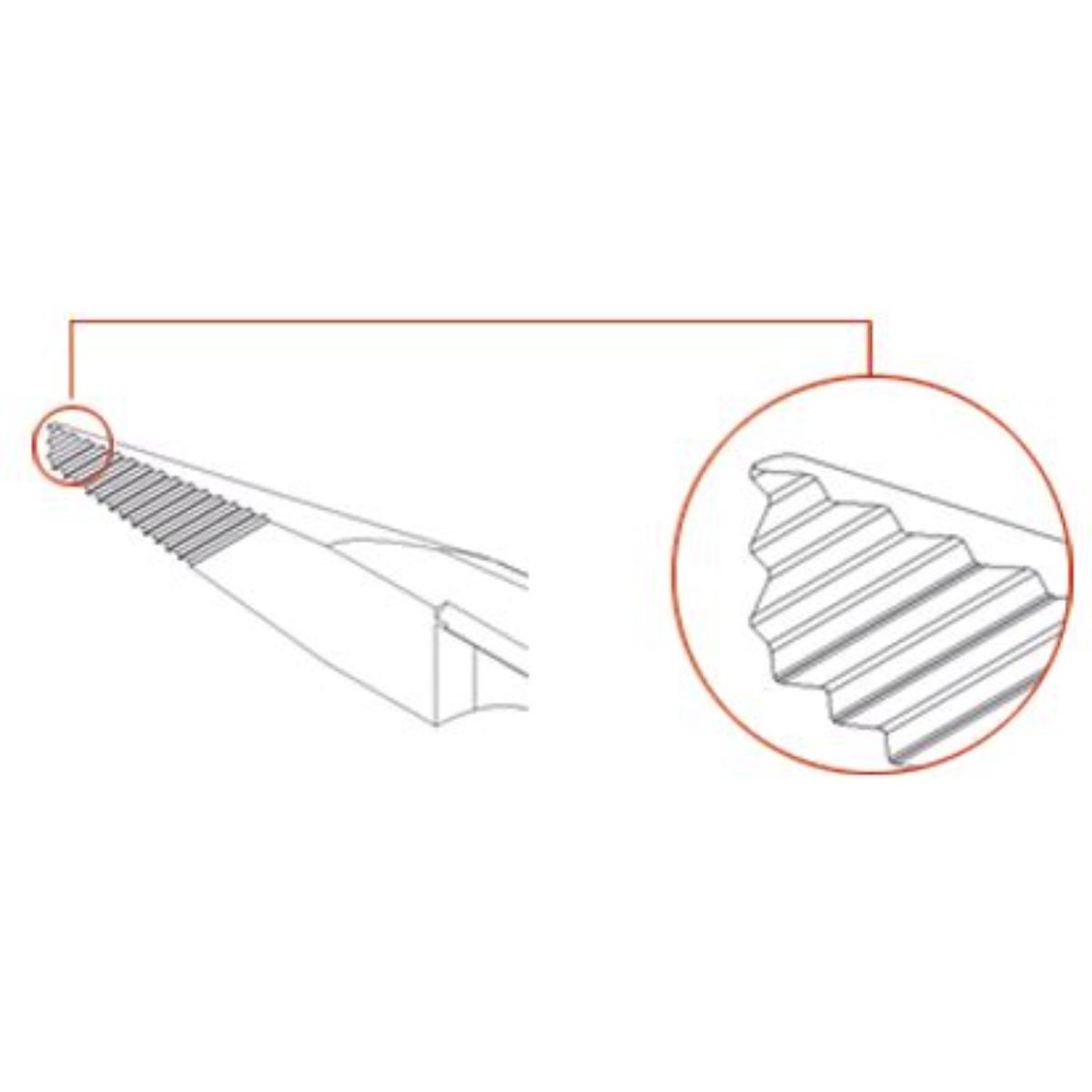 Wiha Flachrundzange Professional electric mit Schneide gerade Form
