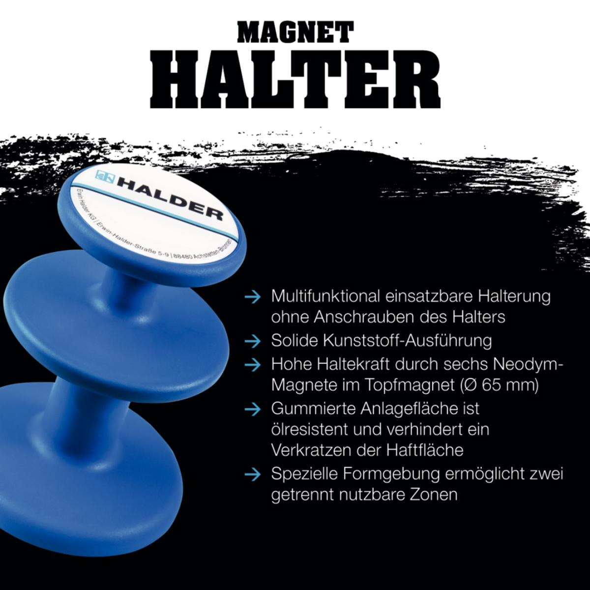 HALDER Magnethalter, Ø 75 mm