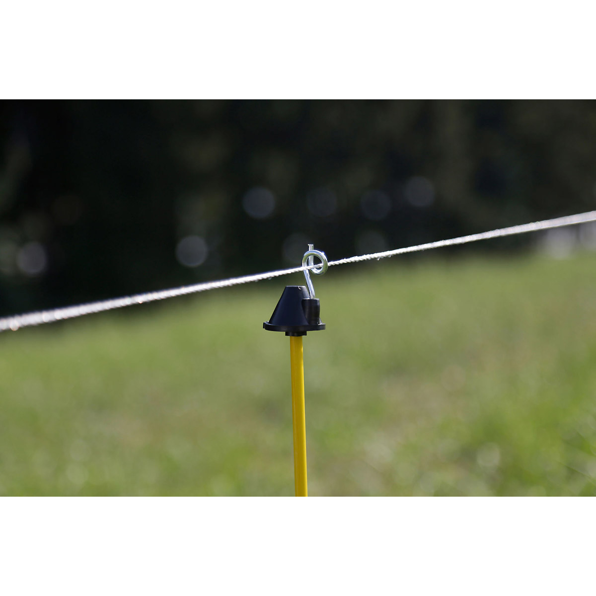 Kerbl Oval-Fiberglaspfahl 106cm Metallnagel