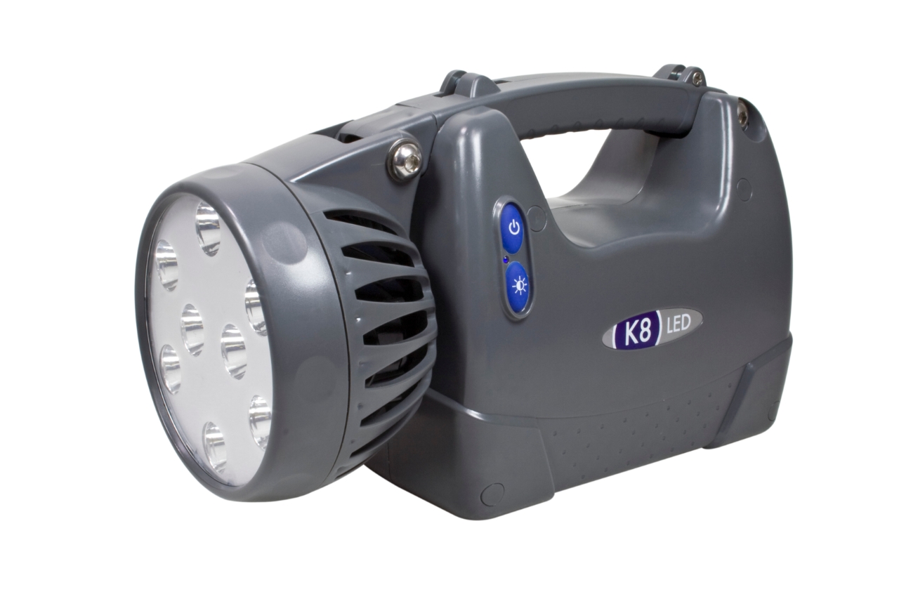ELMAG Tragbare Handlampe / Arbeitslampe K8 LED
