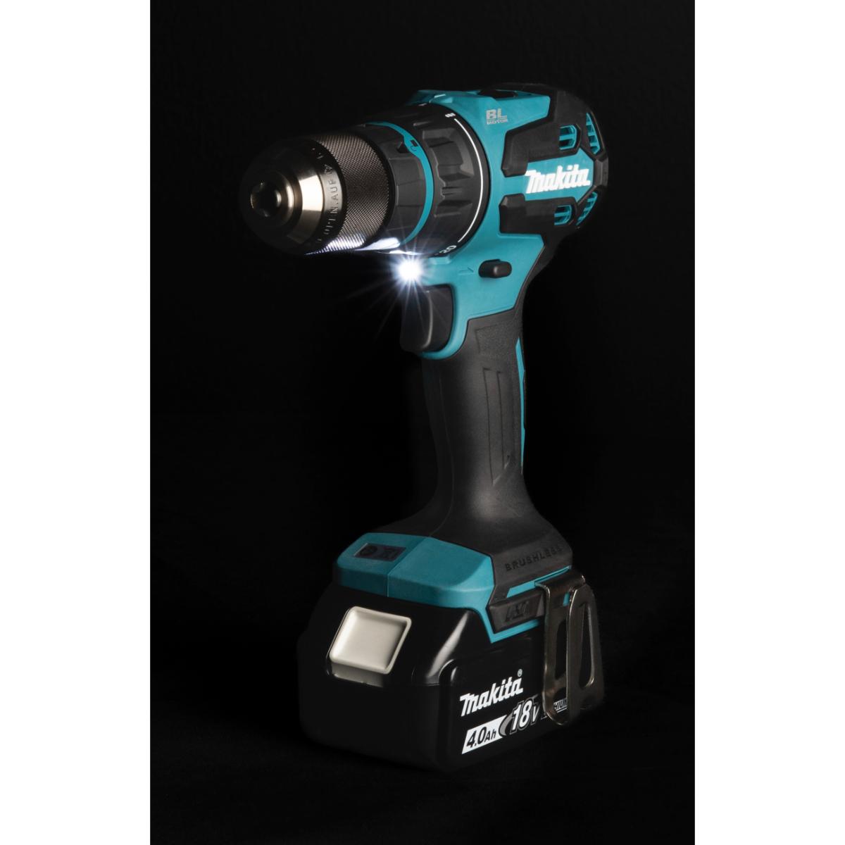 Makita Akku-Bohrschrauber mit Wechselkopfsystem mit 1x Bohrfutter 13 mm LXT 18V - DDF491Z