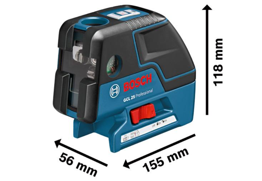 Bosch Kombilaser GCL 25, mit Schutztasche und Baustativ BT 150