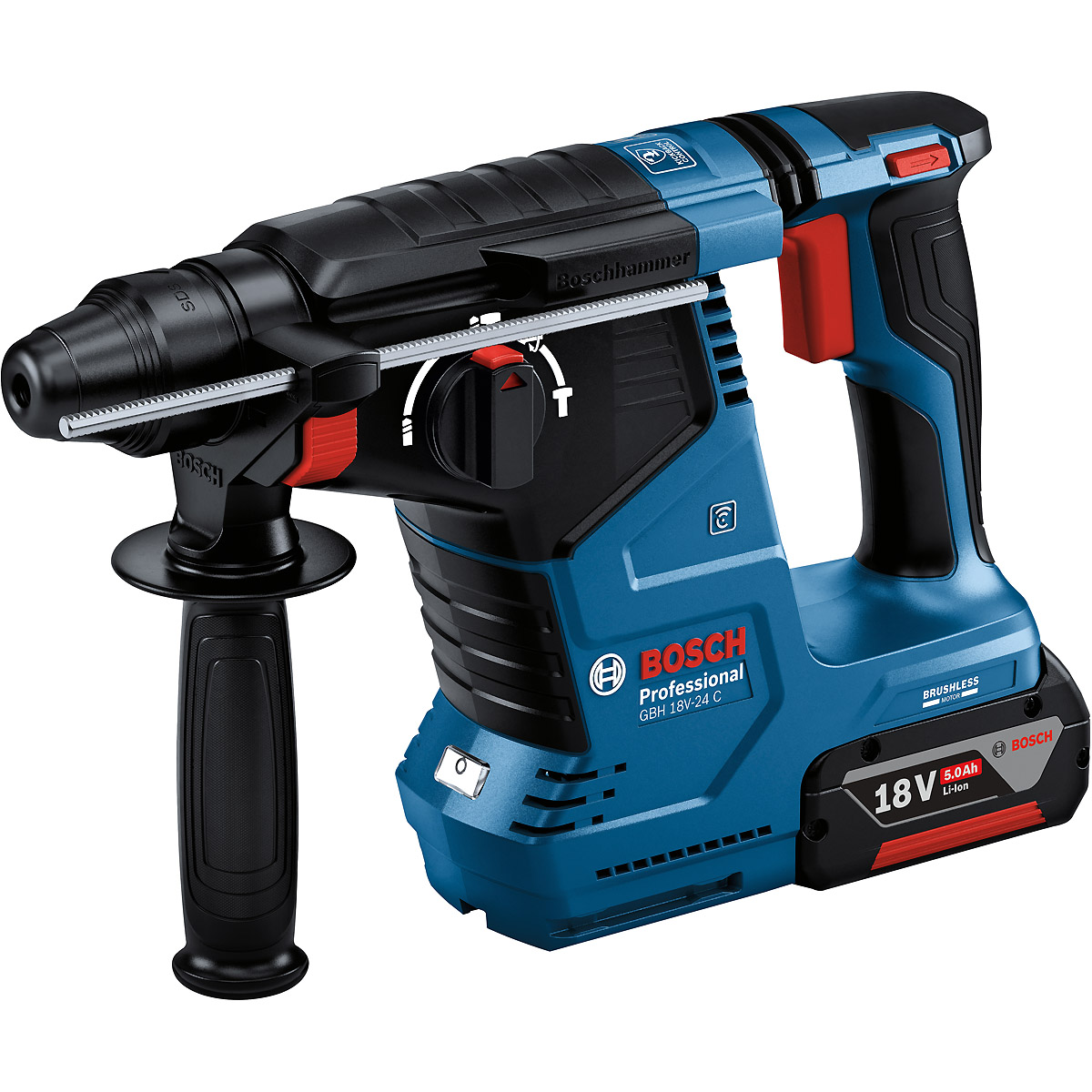 Bosch Akku-Bohrhammer mit SDS plus GBH 18V-24 C mit L-BOXX