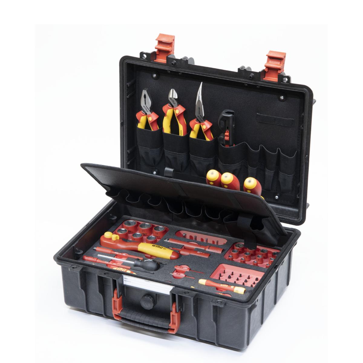 Wiha Werkzeugkoffer Set L eMobility 62-teiliges Set