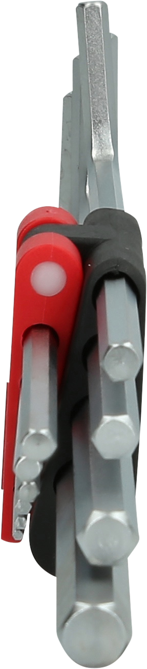 KS Tools Innensechskant-Winkelstiftschlüssel-Satz, extra lang, 10-tlg Zoll