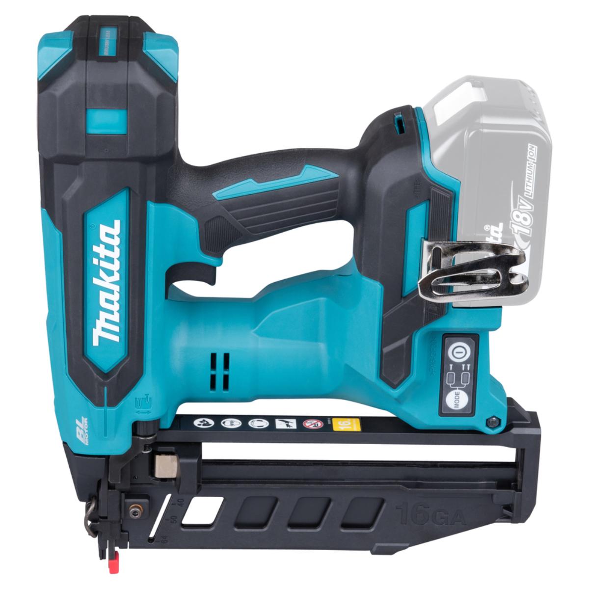 Makita Akku-Stauchkopfnagler 16ga, 19-64 mm