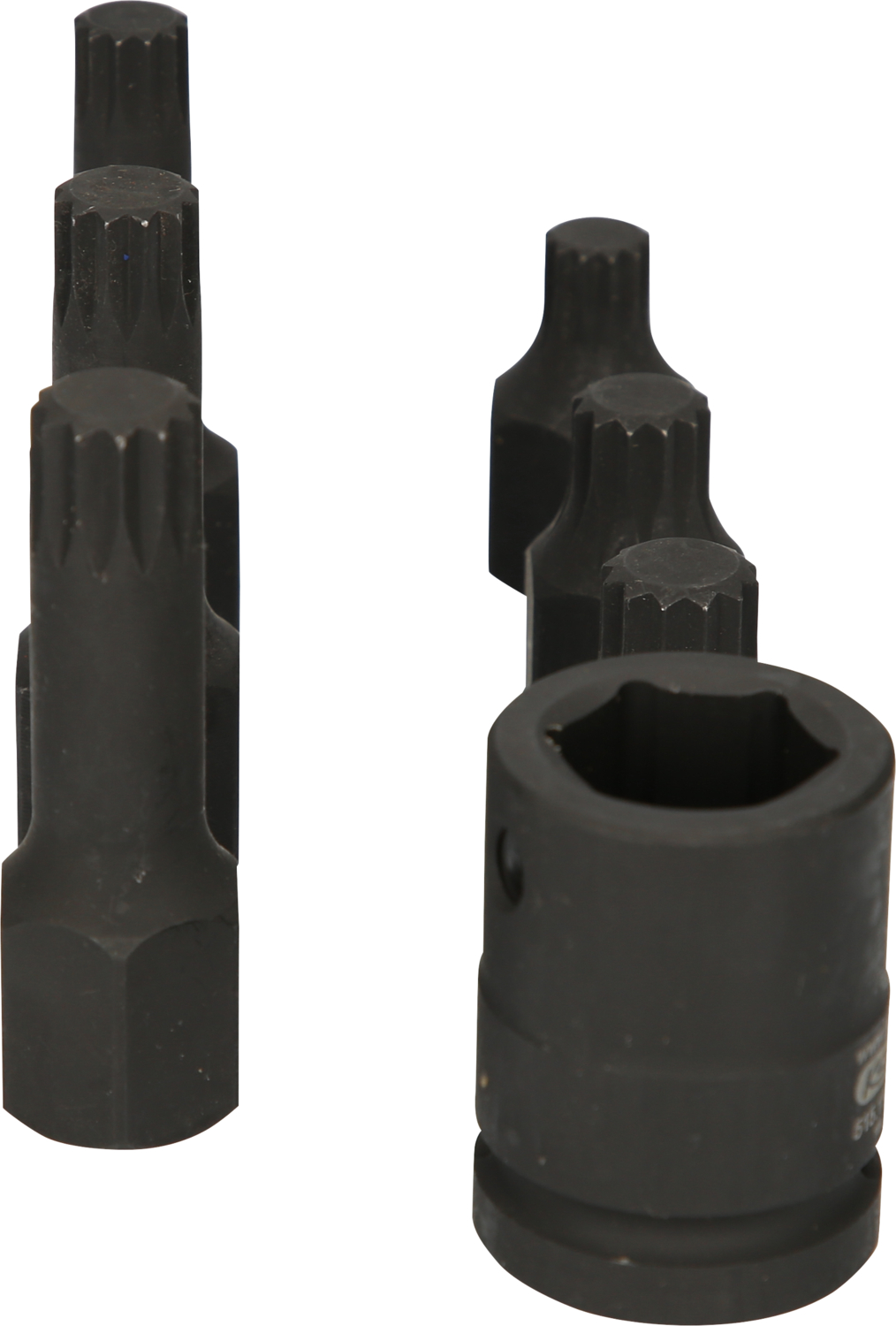 KS Tools 1/2" Spezial-Kraft-Bit-Stecknuss-Satz Vielzahn, 7-tlg M14-M18