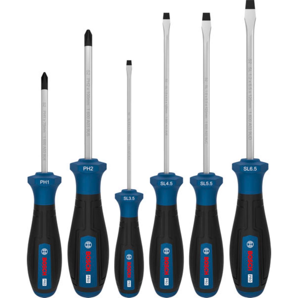 Bosch PRO Schraubendreher PH/SL, 6-teilges Set