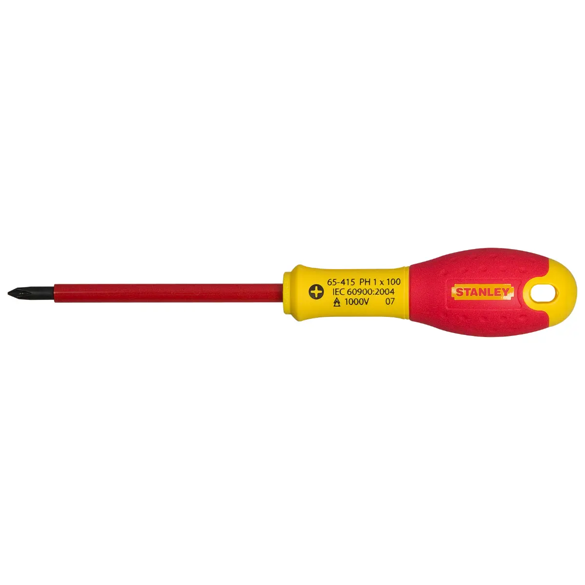 STANLEY FATMAX Schraubendreher Phillips PH1 Klingenlänge 100 mm isol. b. 10.000 V