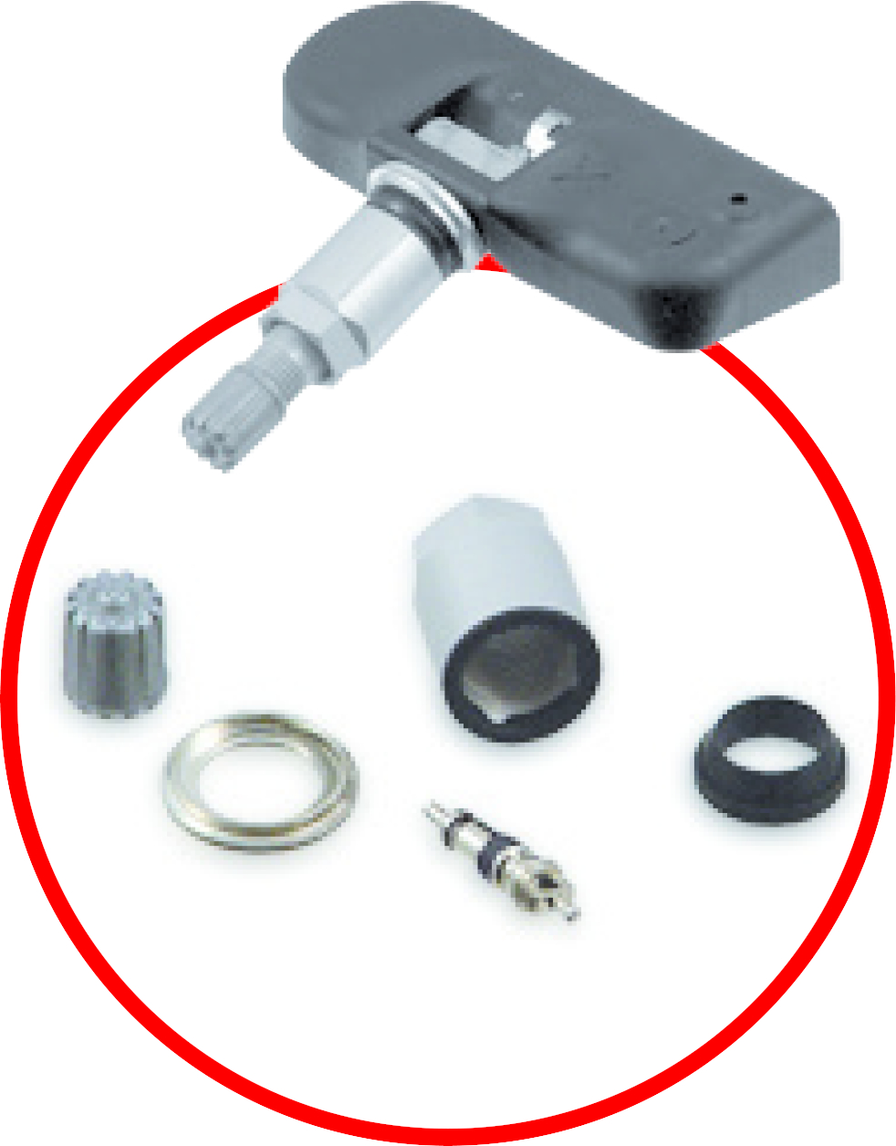 KS Tools RDKS - TPMS Service-Sortiment für Reifendruck-Kontrollsysteme, 150-tlg