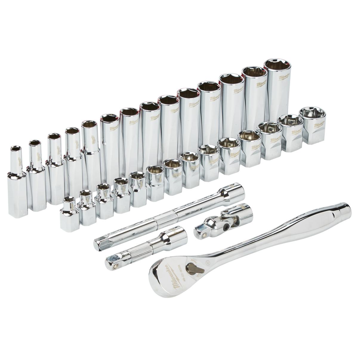 Milwaukee - 3/8 32ST Steckschlüssel Set Metr. - 4932464945