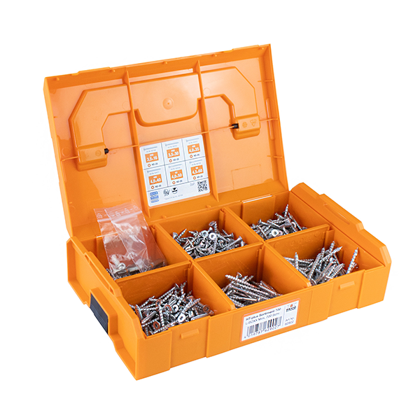 HECO TOPIX-plus Sortimentskoffer 700, HECO L-BOXX Mini mit 700 Schrauben