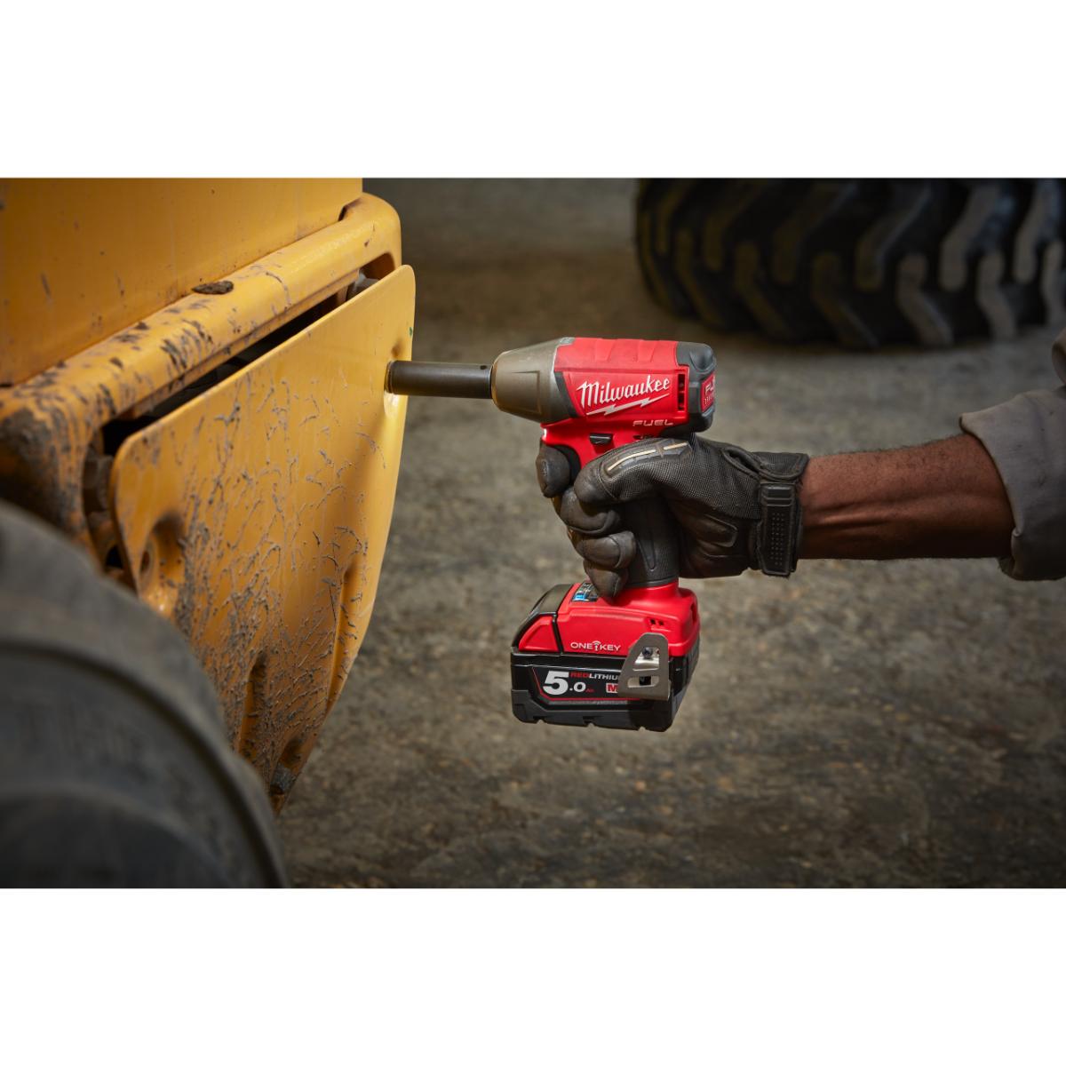 Milwaukee ONE KEY Akku-Schlagschrauber 1/2" Vierkant Sprengring M18 ONEIWF12-502X