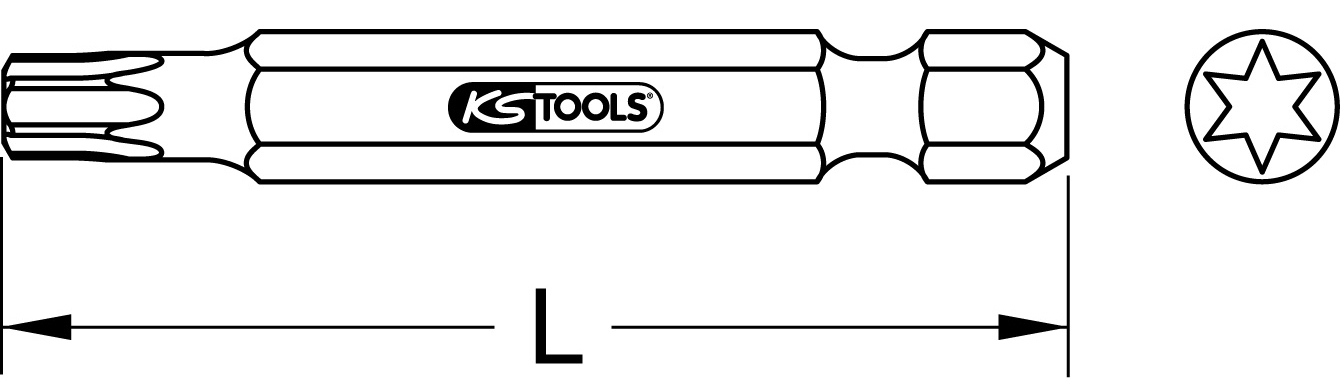 KS Tools 1/4" Bit