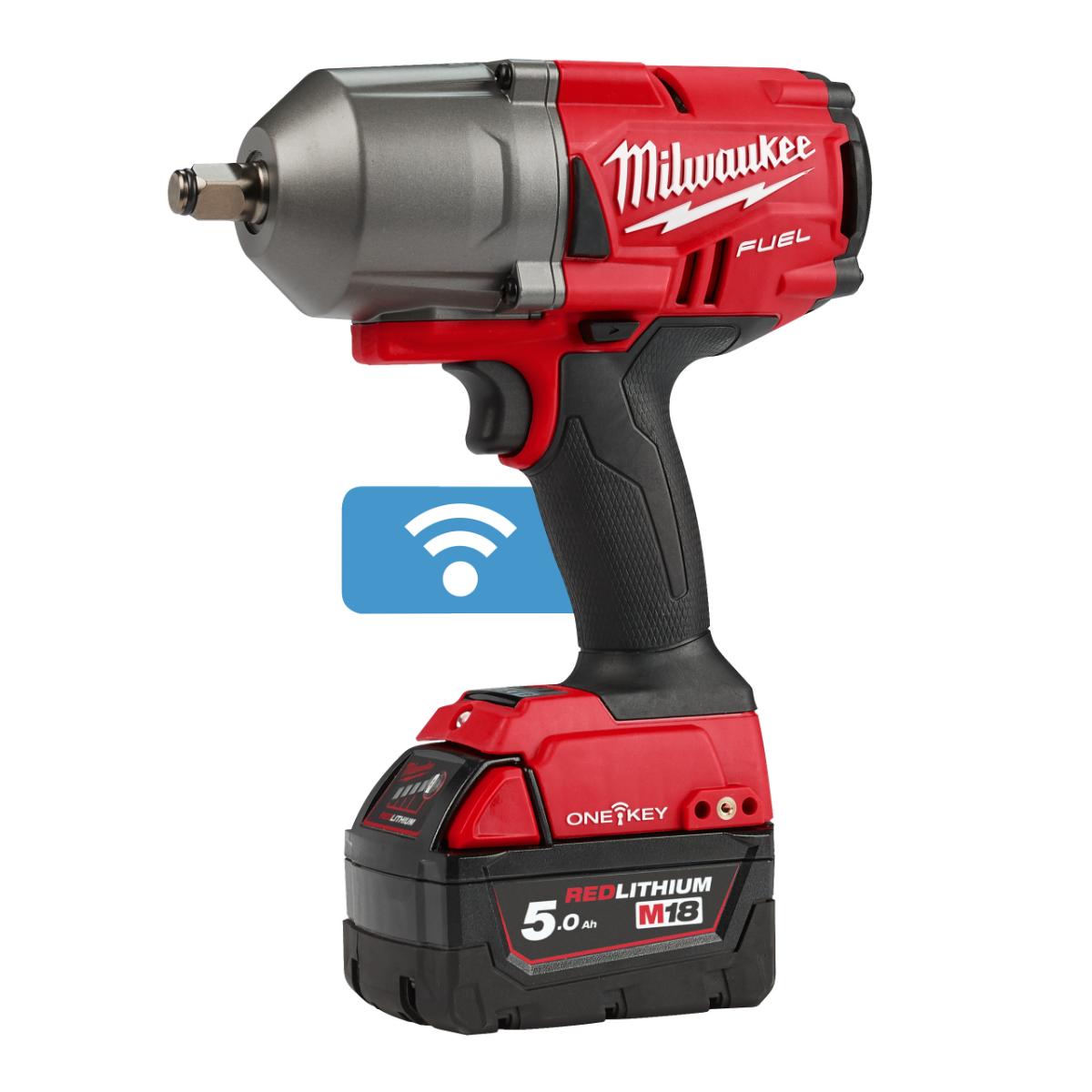 Milwaukee ONE KEY Akku-Schlagschrauber 1/2 Zoll Vierkant Sprengring M18 ONEFHIWF12-502X