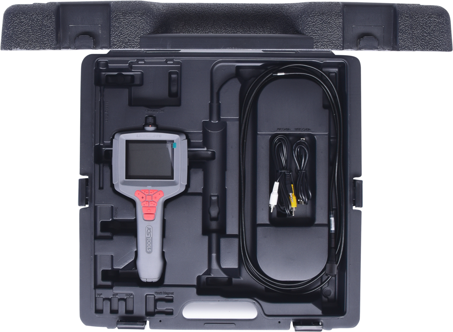 KS Tools ULTIMATEvision MASTER Videoskop-Satz,6-tlg,halbstarr 3m,Ø5,5mm