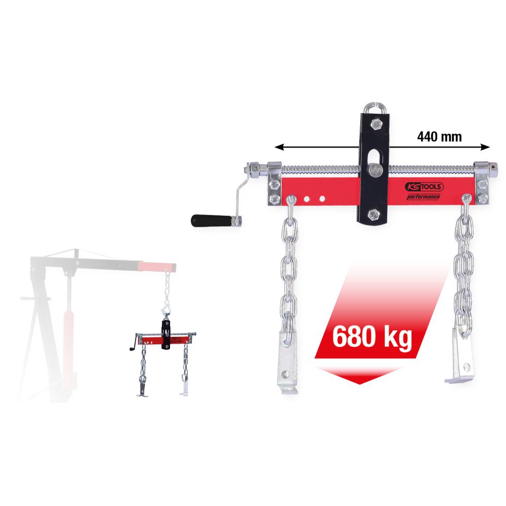 KS Tools performance Lastenpositionier-Vorrichtung, 680 kg