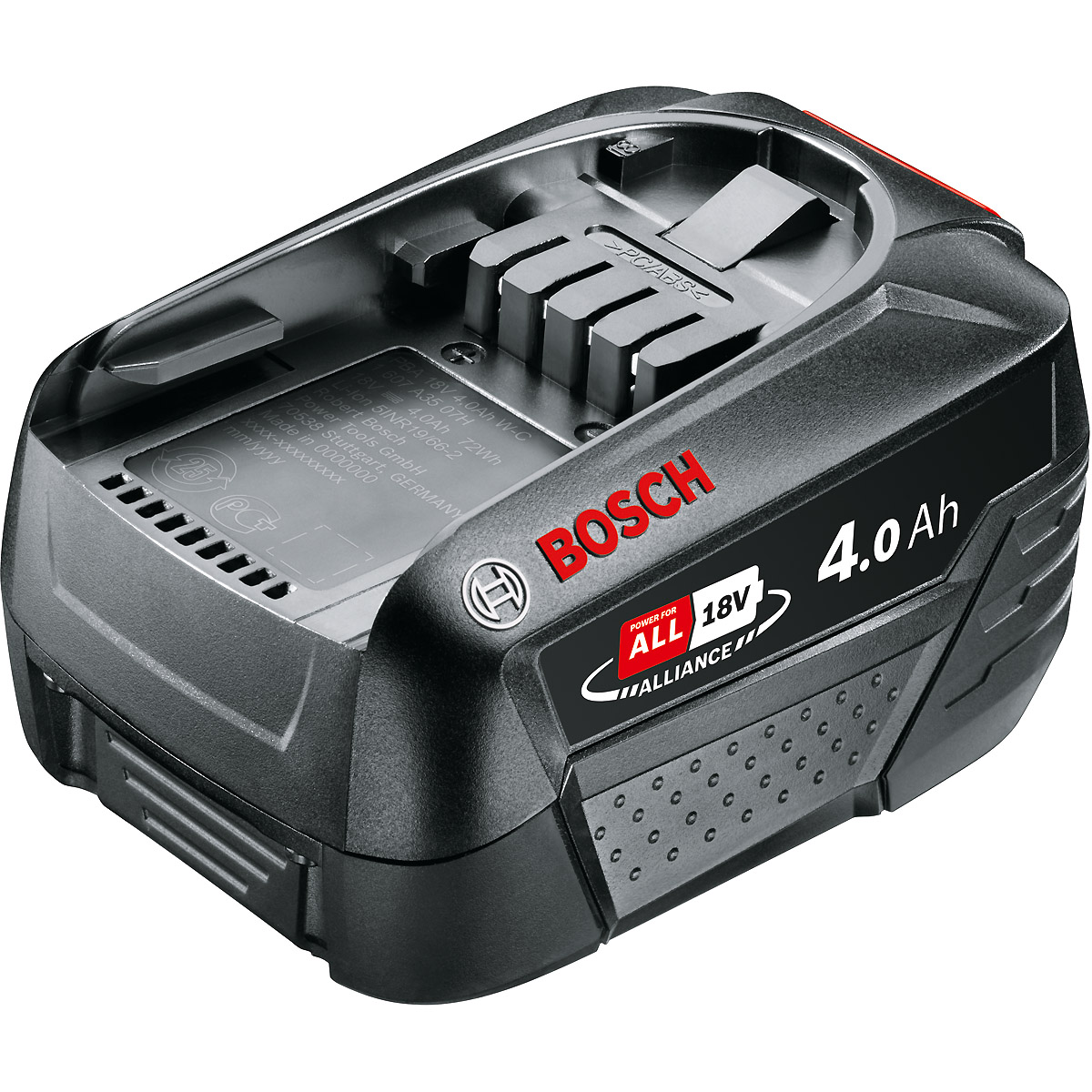 Bosch Akkupack 18 Volt Lithium-Ionen PBA 18 Volt, 4.0 Ah W-C, Systemzubehör