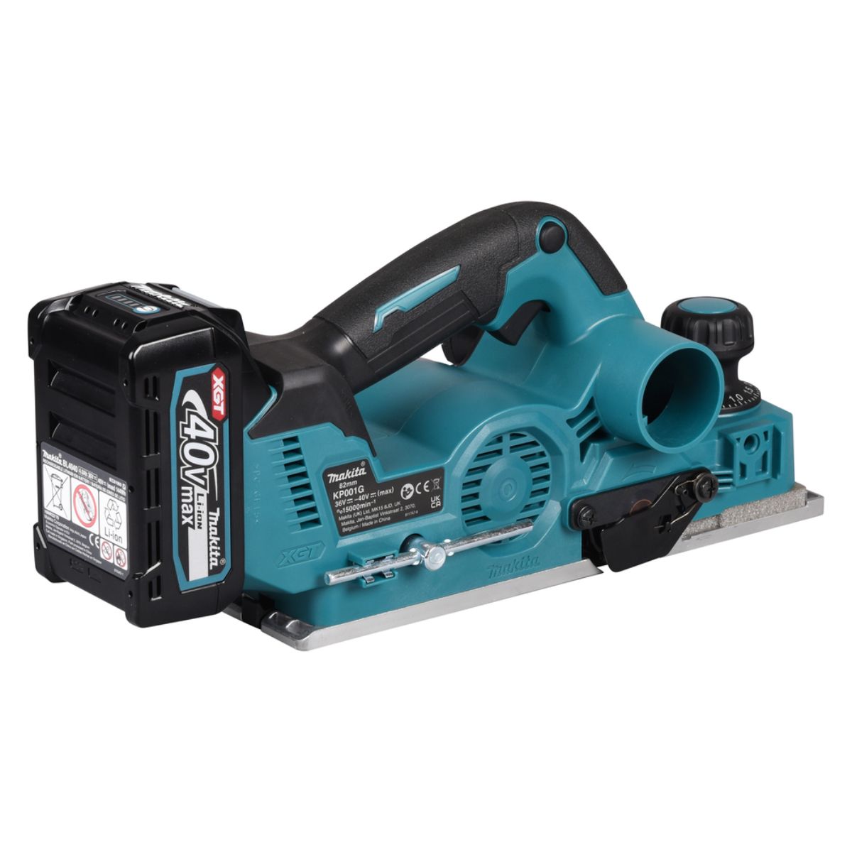 Makita Akku-Hobel 40V max. (ohne Akku, ohne Ladegerät) KP001GZ