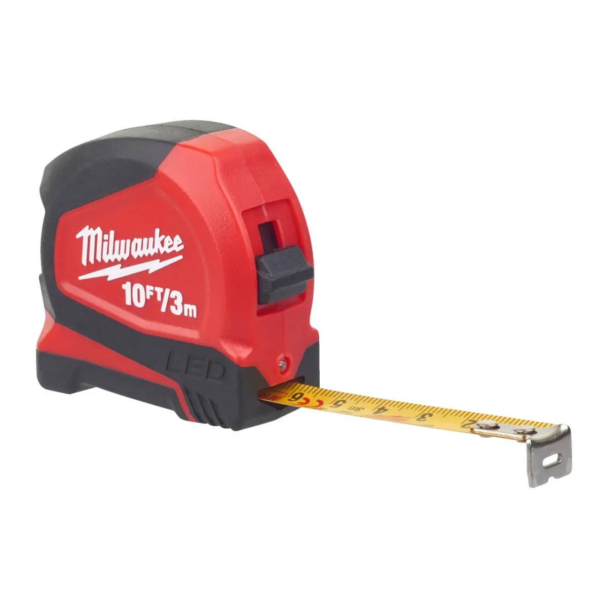 Milwaukee LED-Bandmaß 3m/10 ft 16 mm breites Band