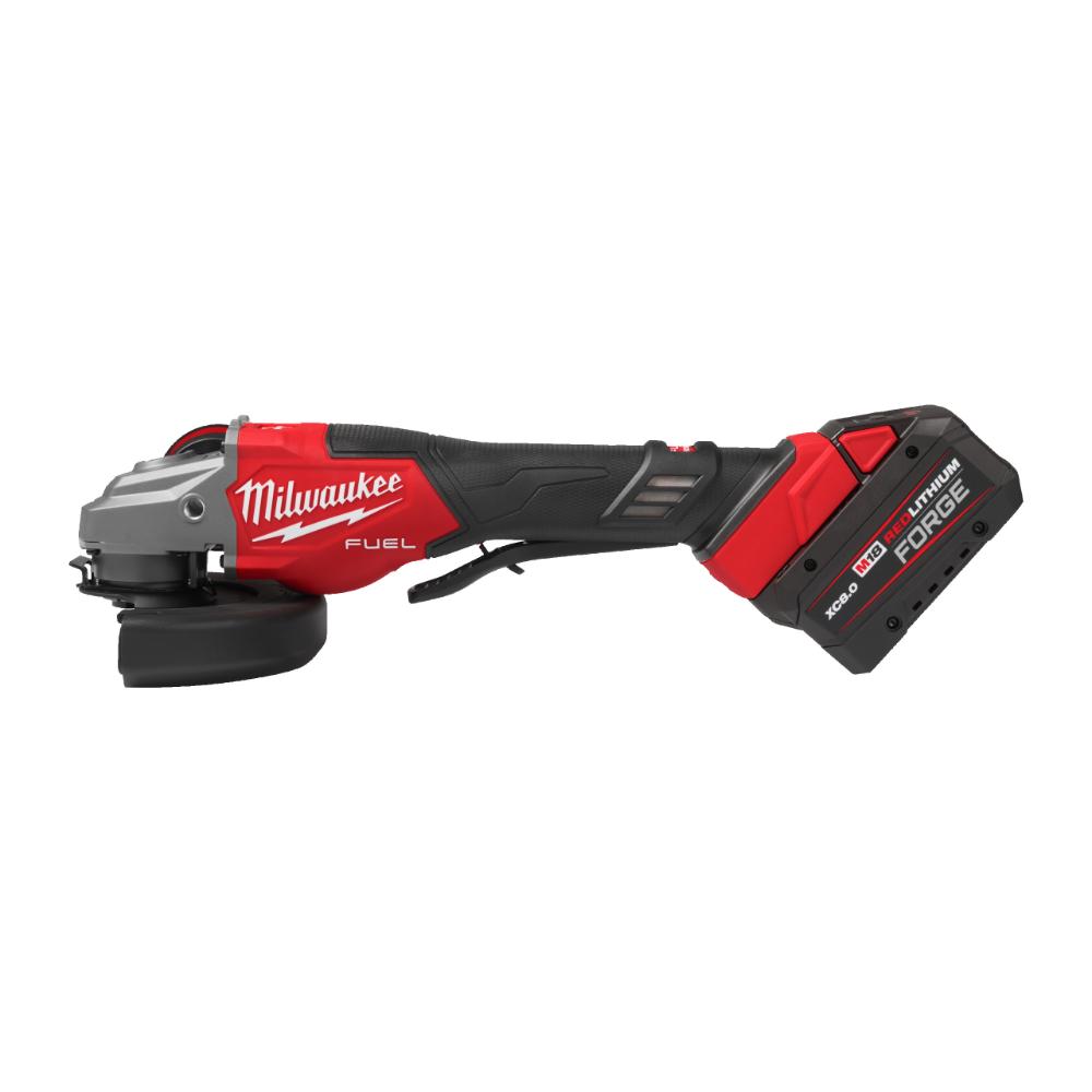 Milwaukee M18 FUEL Akku-Hochleistungswinkelschleifer 150 mm mit Bremse & Paddelschalter - M18FHSAG15