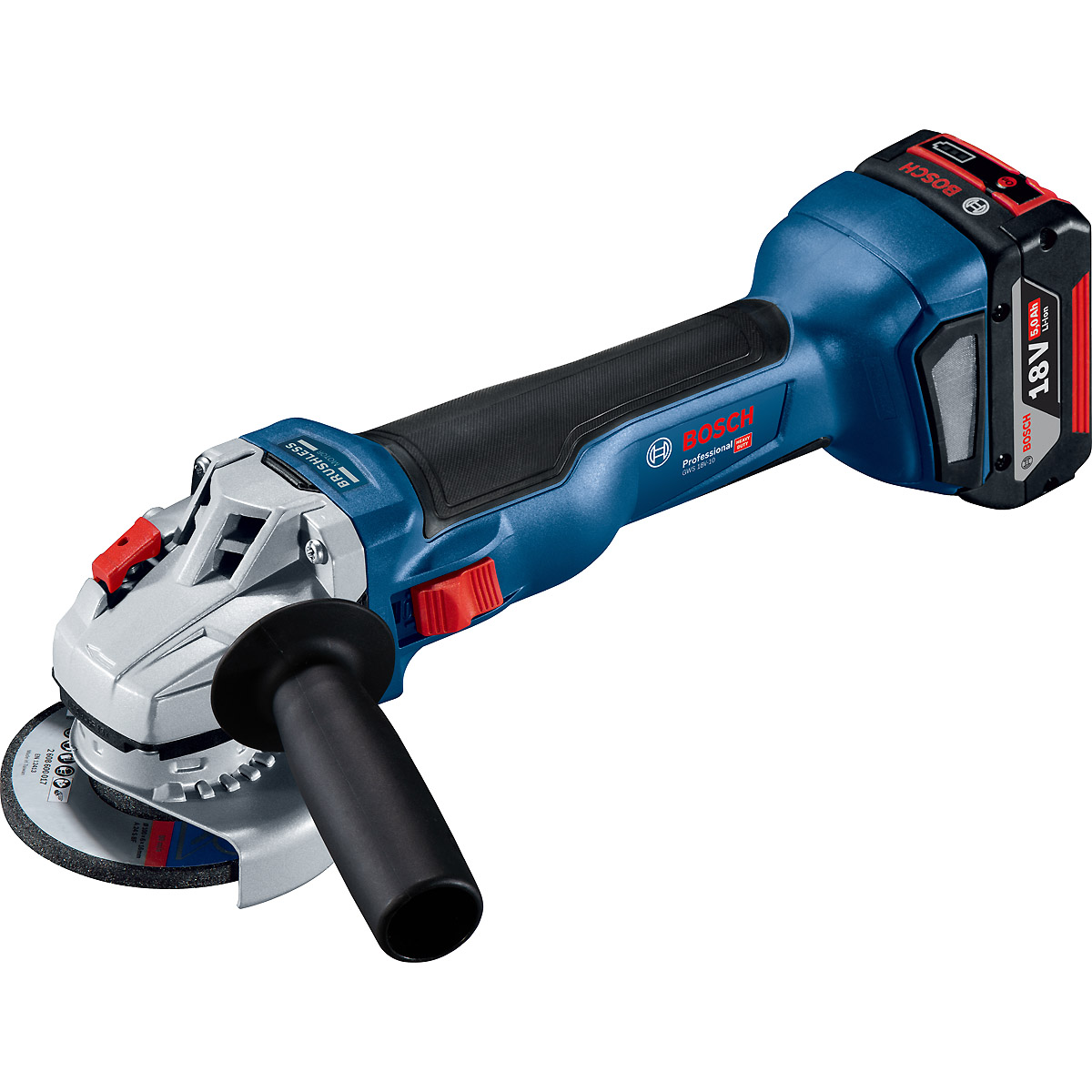 Bosch Akku-Winkelschleifer GWS 18V-10, Solo Version, L-BOXX