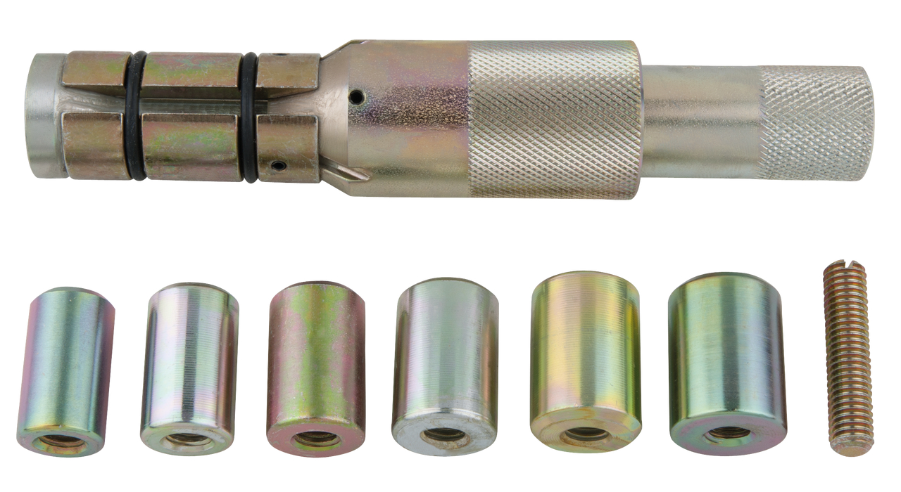 KS Tools Kupplungs-Zentrier-Werkzeug-Satz Ø 23,0 - 35,0 mm mit Zentrierhülsen für Renault, 9-tlg