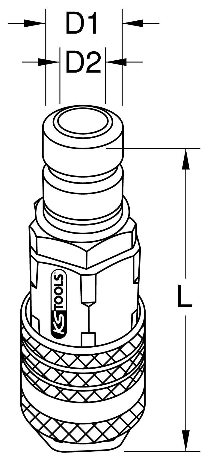 KS Tools Kühler-Füll- Ablassstutzen Scania 340-360