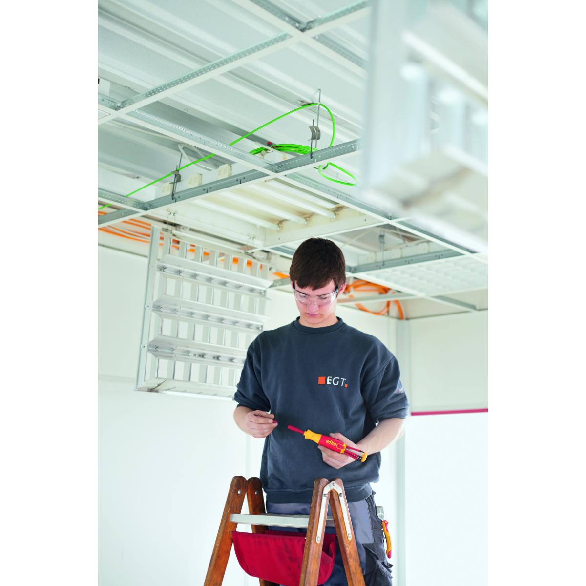 Wiha Schraubendreher mit Bit Magazin LiftUp electric TORX mit 6 slimBits