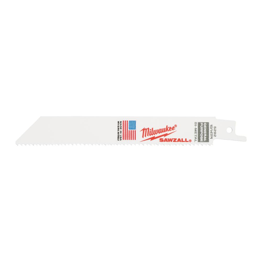 Milwaukee Säbelsägeblatt General Purpose, flexibel 10/14TPI - 5 Stück