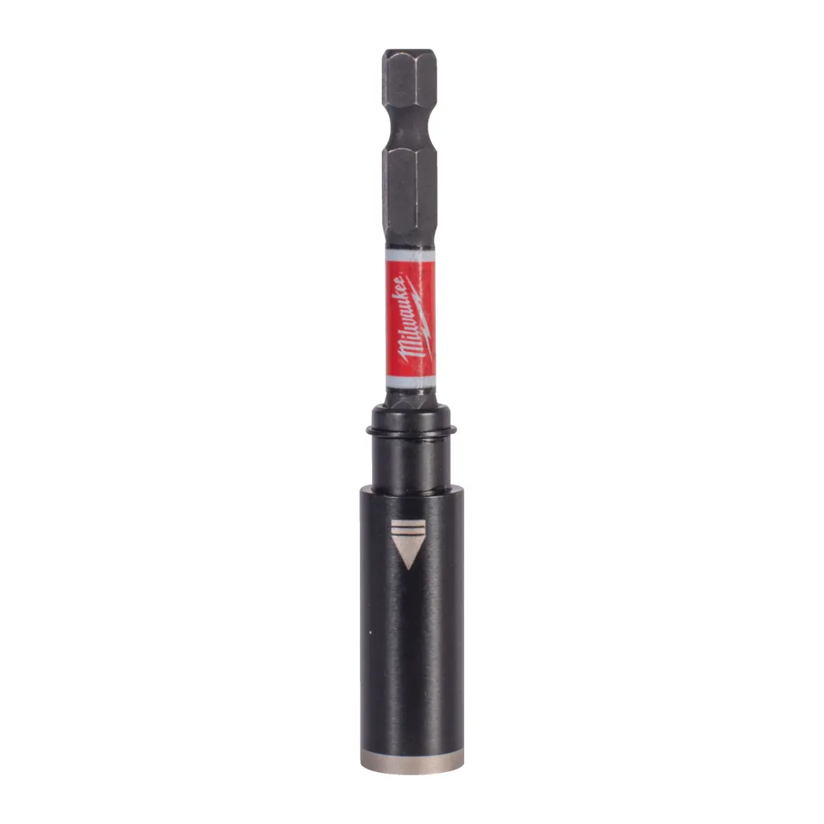 Milwaukee SHOCKWAVE Magnetbithalter 1/4 Zoll Hex 75 mm mit Einschraubtiefenbegrenzung