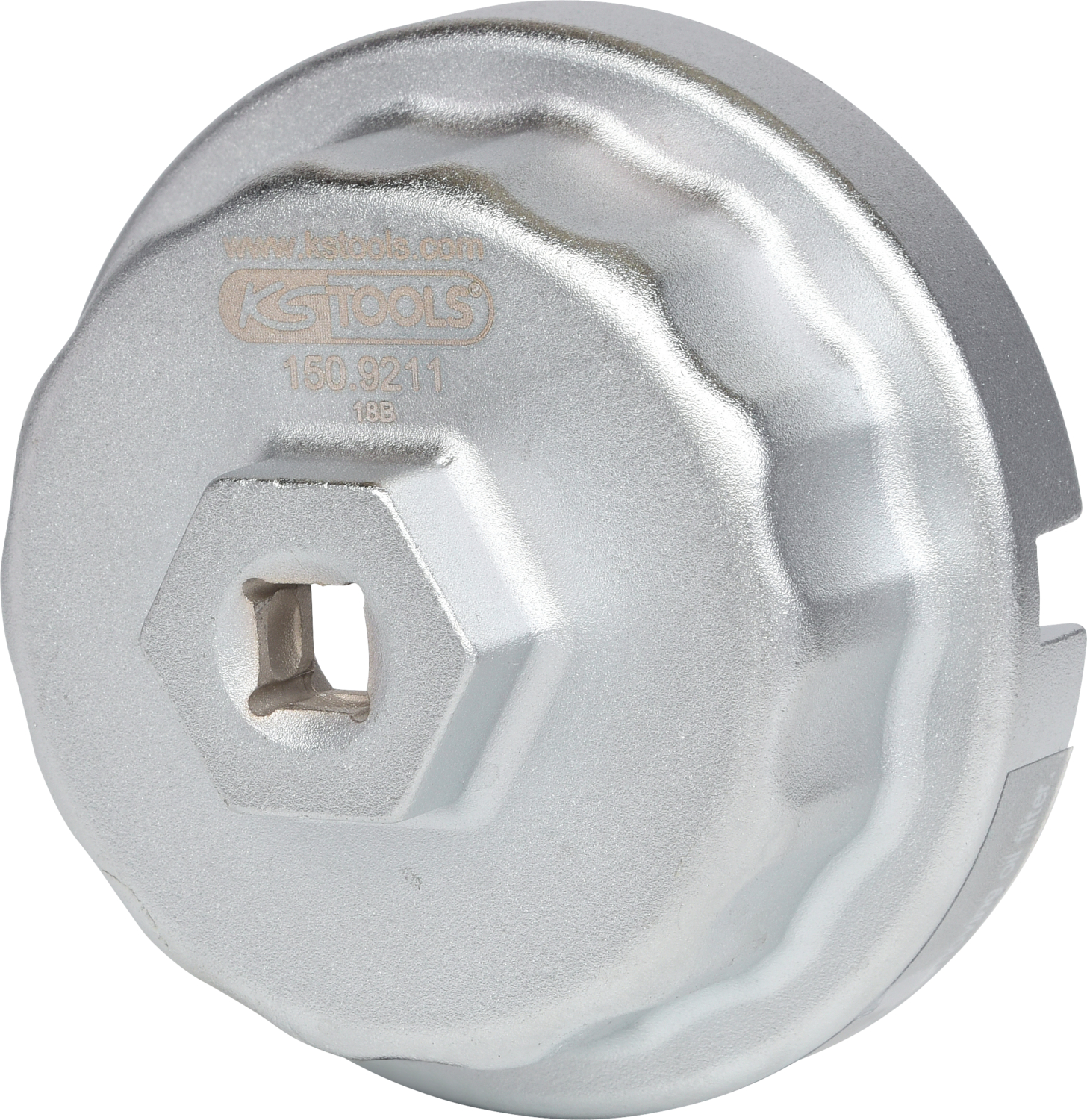KS Tools 3/8" Ölfilterschlüssel Ø 64,5 mm - 14 Flächen