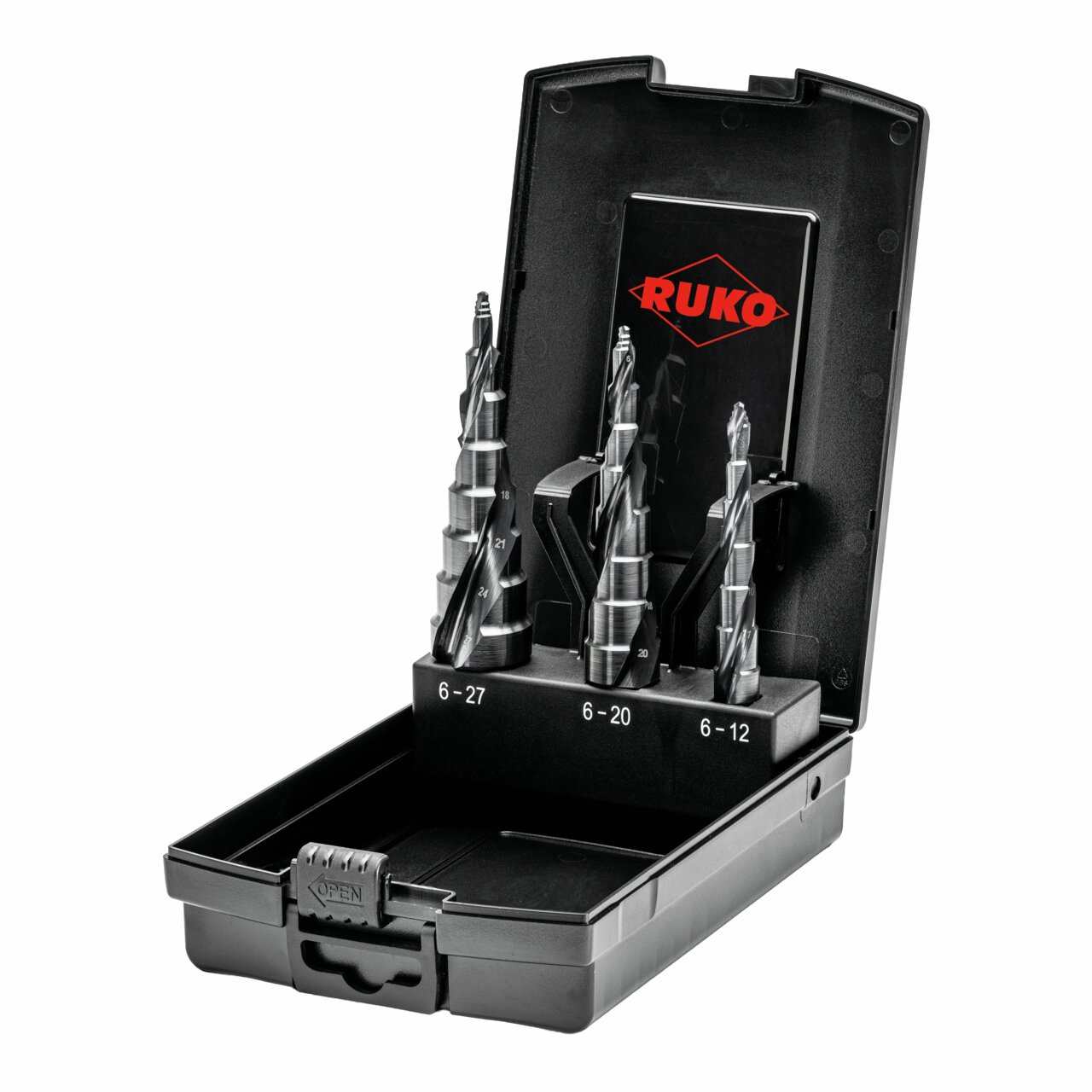 RUKO ULTIMATECUT Multidrill-Satz HSS RUnaTEC mit FLOWSTEP® Spitze - 3-tlg.