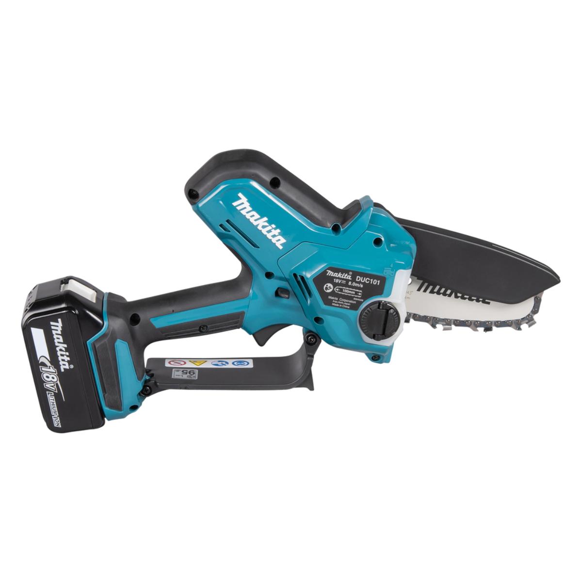 Makita Akku-Astsäge LXT 18V - 10 cm Schwert - mit 2x Akku und viel Zubehör - DUC101RX06