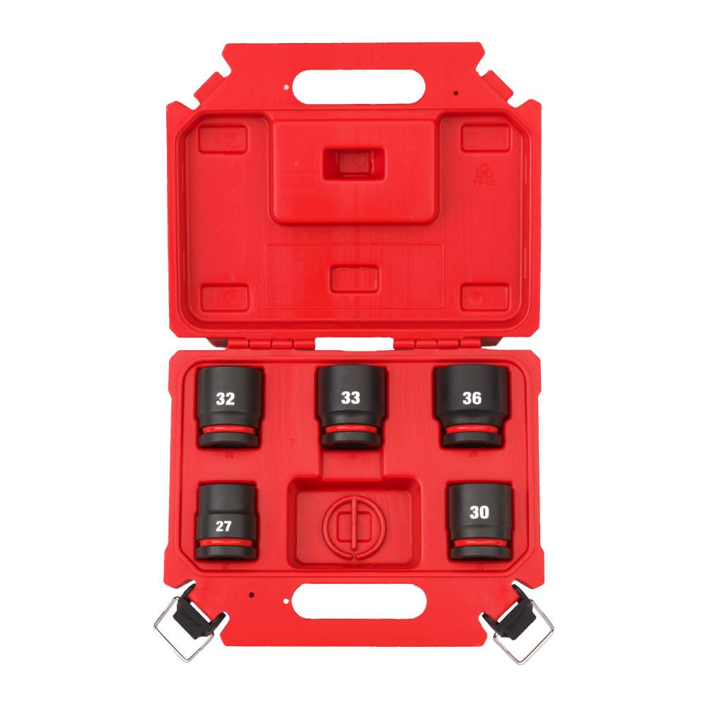 Milwaukee SHOCKWAVE Schlagnuss 1 kurz, 5-teiliges Set