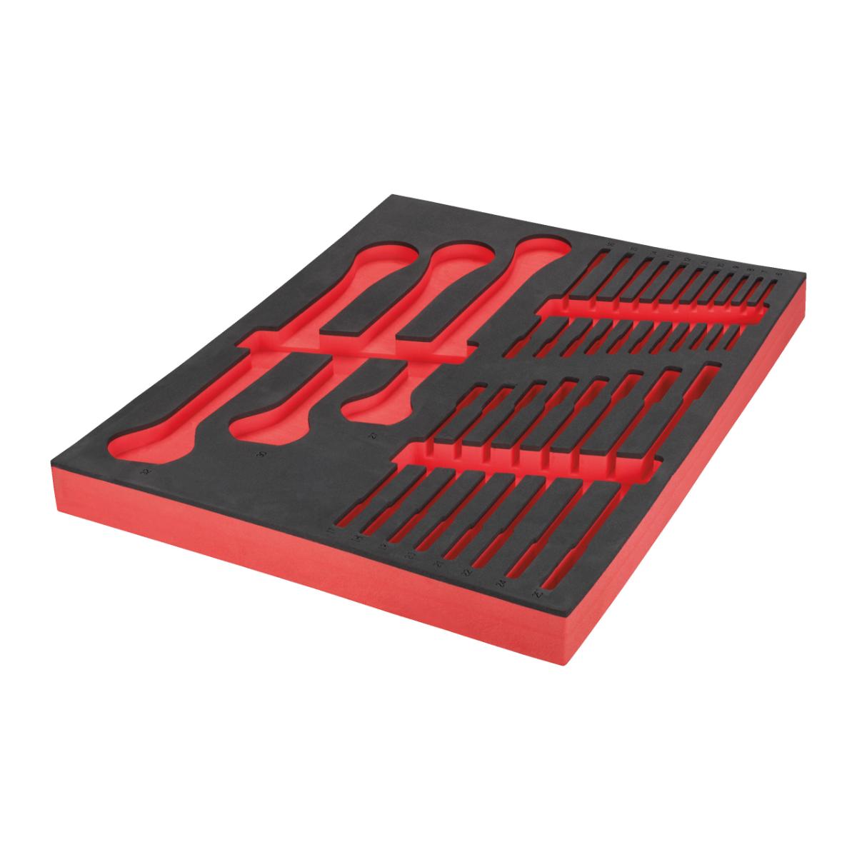 Milwaukee Ersatz-Einlage 3/3 für MAX BITE Ratschen-Ringmaulschlüssel, für Werkstattwagen 78 cm