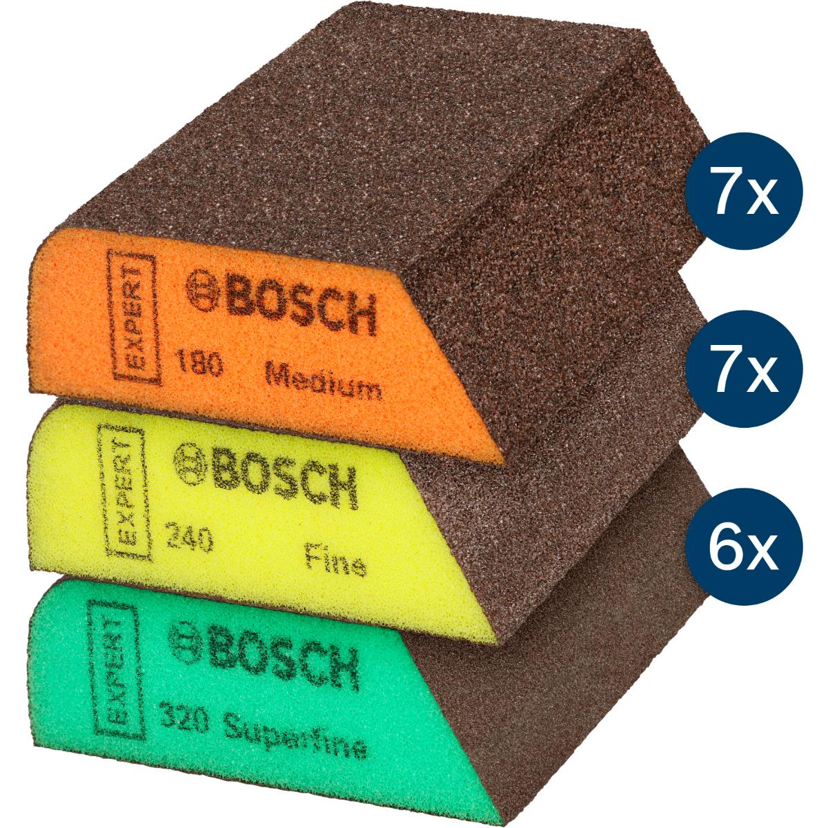 Bosch EXPERT S470 Combi Schleifblock 20 teilges Set
