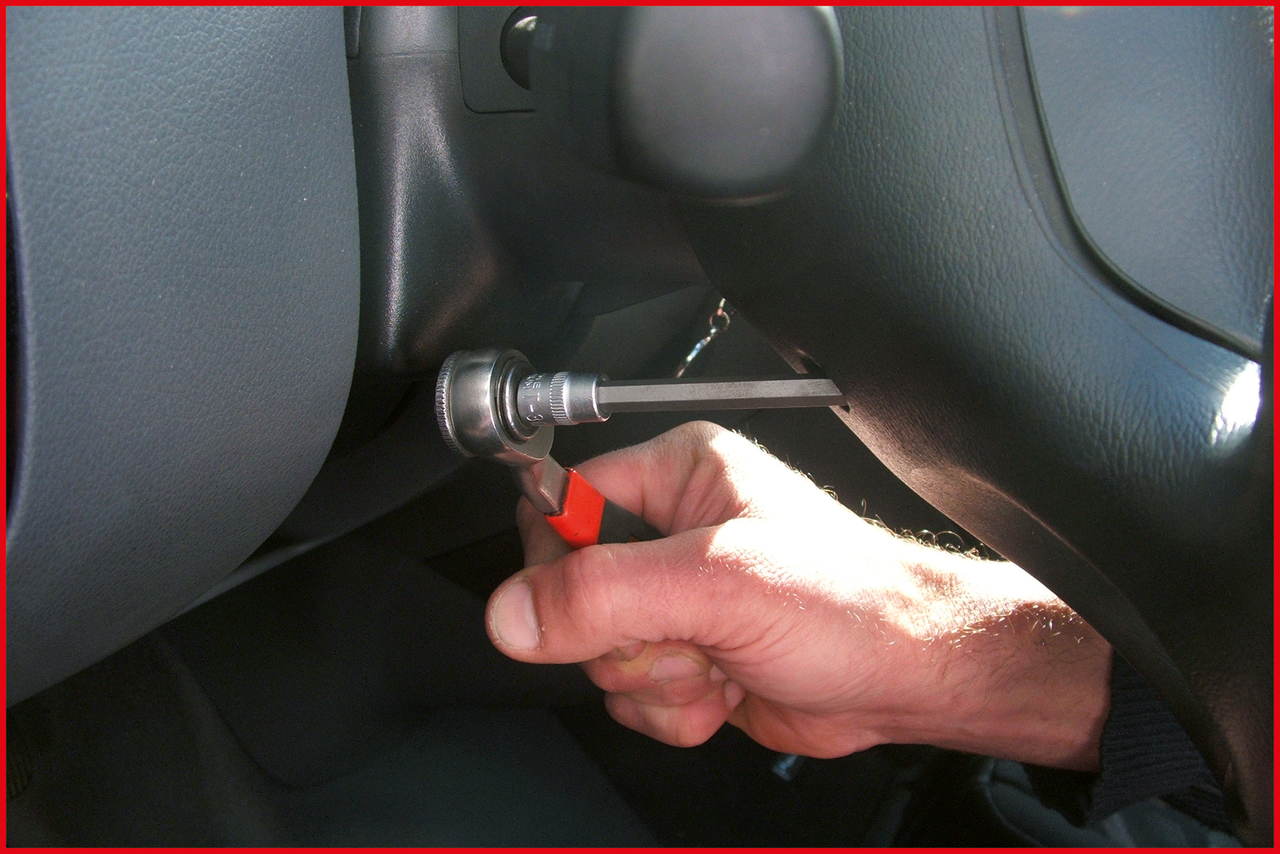 KS Tools 1/4" Airbag-Bit-Stecknuss, Innensechskant 5 mm