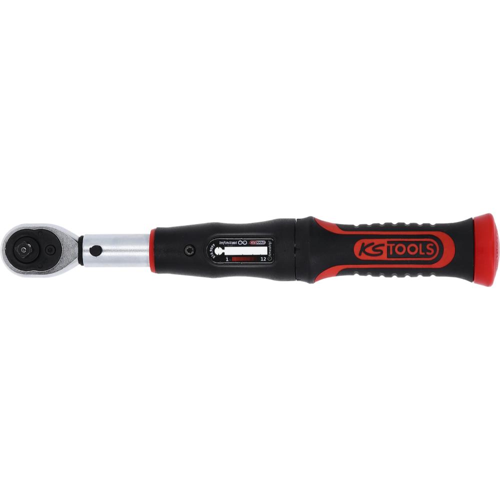 KS Tools 1/4 Zoll INFINITOOL Ratschen-Drehmomentschlüssel, 1-5 Nm
