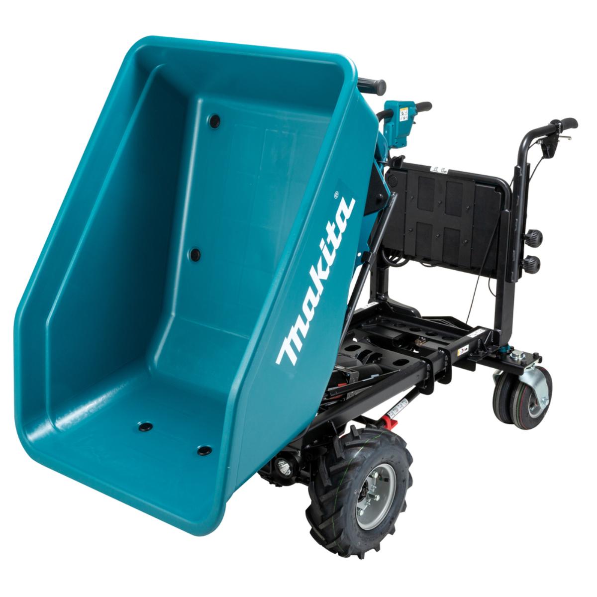 Makita Akku-Schubkarre 2x18V - 300 kg - 0-1,5/3,5 km/h - DCU602Z