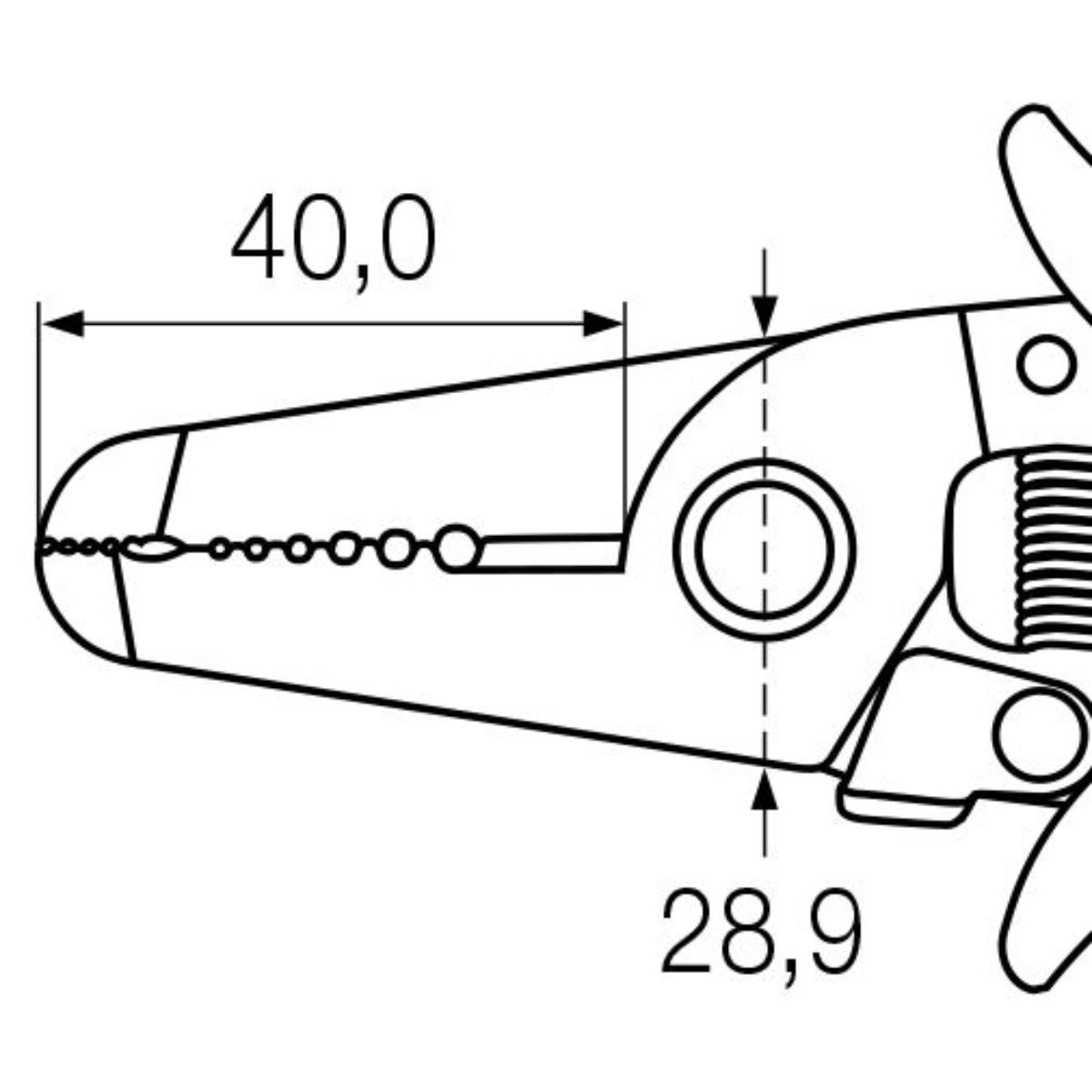 Wiha Abisolierzange Electronic Abisolierstationen 0,8-2,6 mm² (Blisterverpackun)