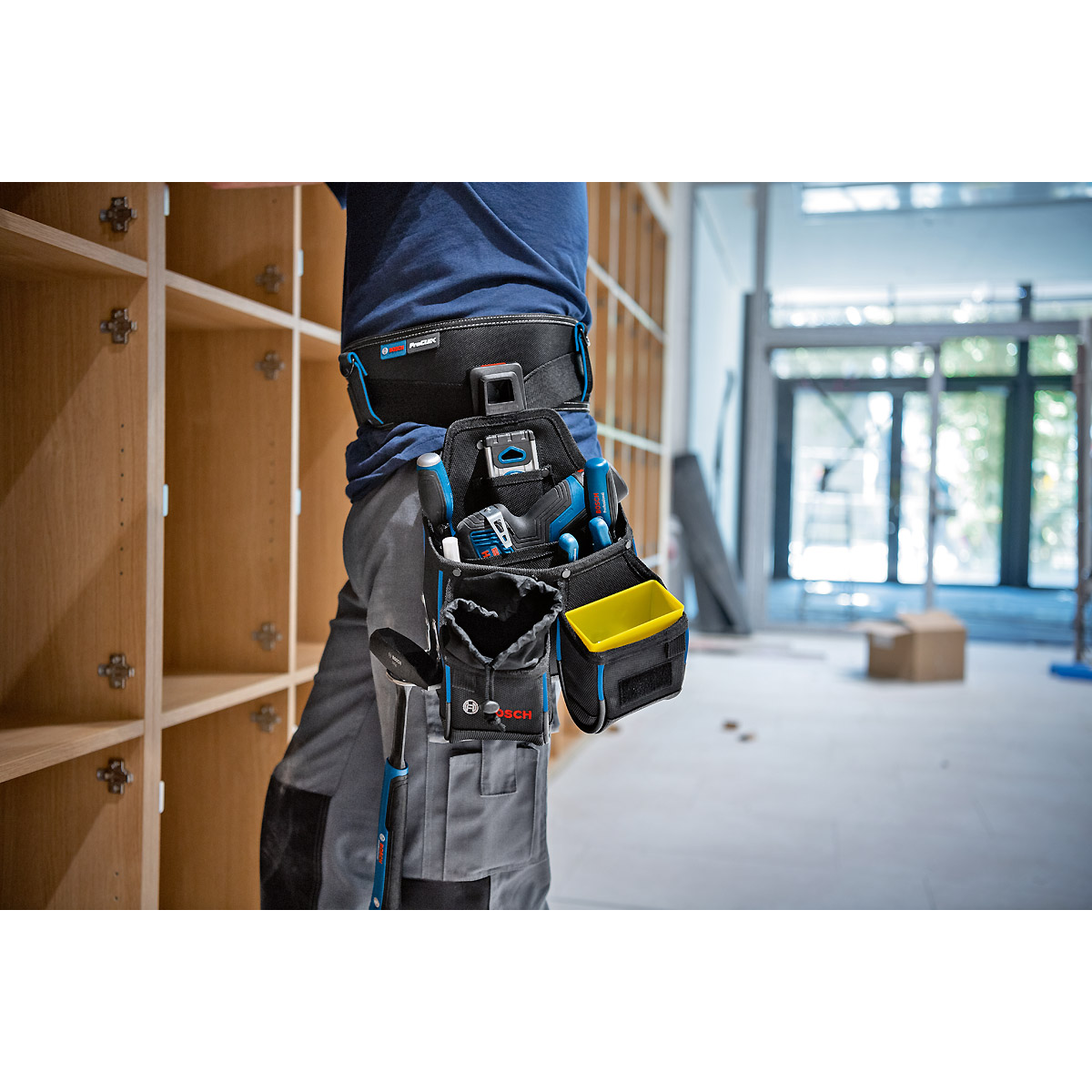 Bosch Werkzeugtasche Werkzeug-Set: je 1x Gürtel 93, GWT 2, GWT 4, 2 x ProClick Holder
