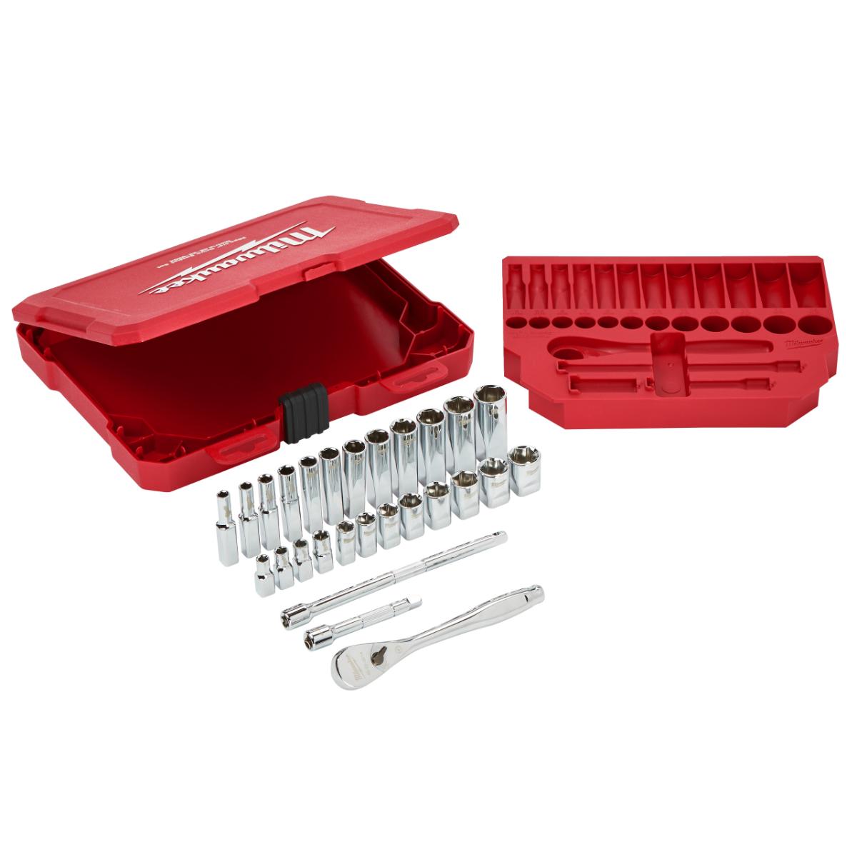 Milwaukee - 1/4 28ST Steckschlüssel Set Metr. - 4932464943