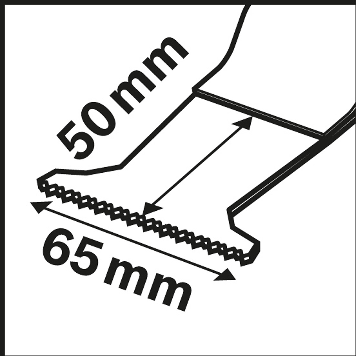 Bosch StarlockPlus BIM Tauchsägeblatt PAII 65 APB Wood and Metal, 65 x 50 mm