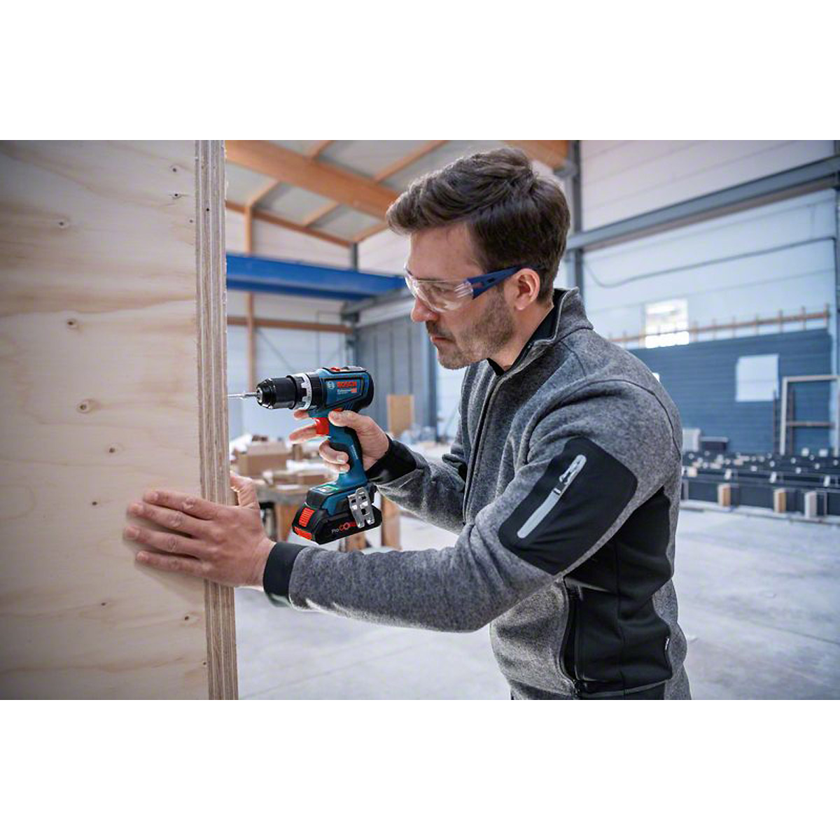 Bosch Akku-Schlagbohrschrauber GSB 18V-90 C mit L-BOXX