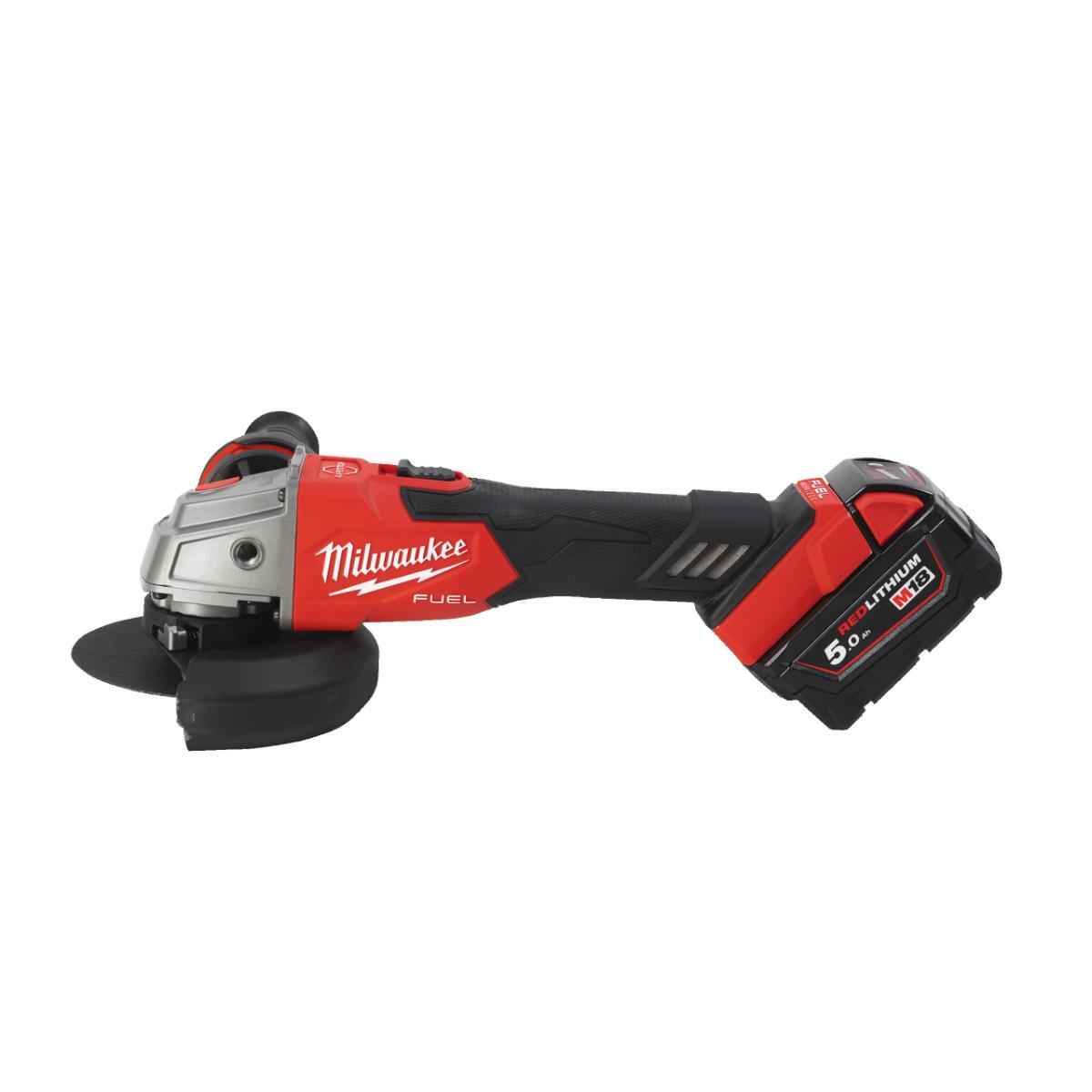Milwaukee FUEL Akku-Winkelschleifer mit Bremse M18 FSAG125XB-502X