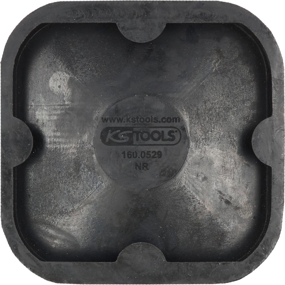 KS Tools Gummiauflage 01 Universal für Rangierheber, 120 x 120 x 25 mm