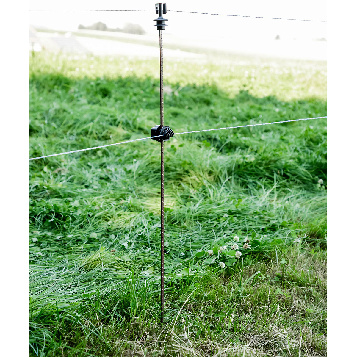 Kerbl Federstahlpfahl oval 107cm mit Kopfisolator